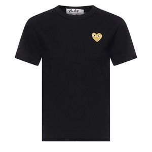 comme des garcon heart patch tshirt